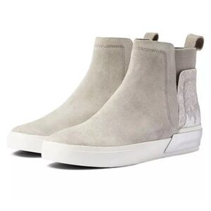 Dolce Vita ZULMA SNEAKERS IN CONCRETE GREY SUEDE size 8.5 Brand New No Box